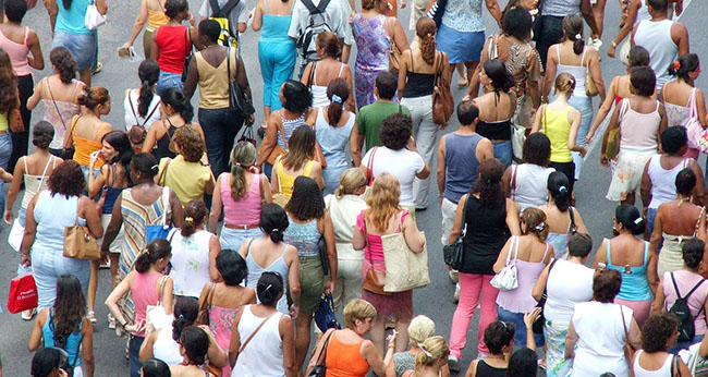 large crowds